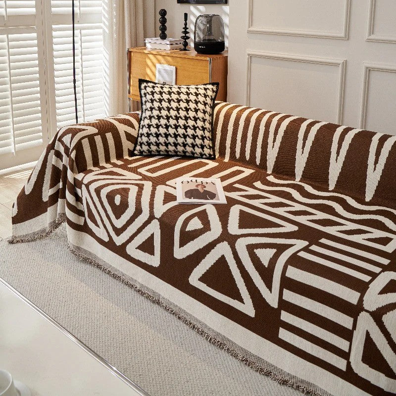 TRENDY™ Protective Couch Covers - Boho Geometric Style