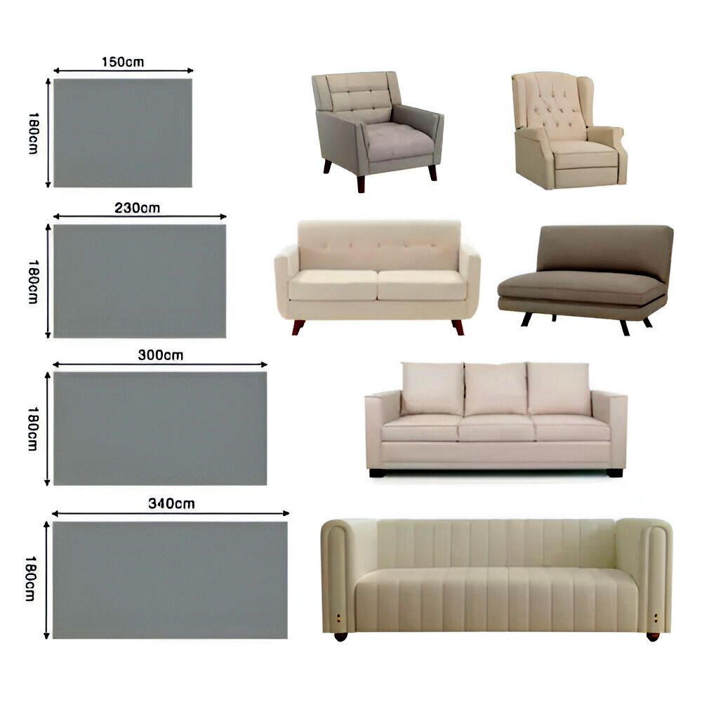 TRENDY™ Protective Couch Covers - Boho Geometric Style