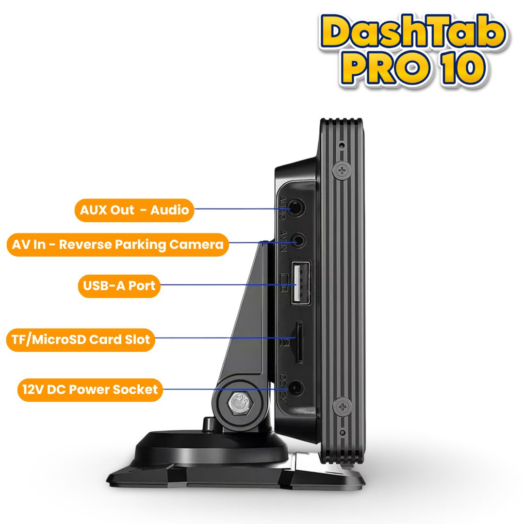DashTab PRO 10 Car Infotainment touchscreen display