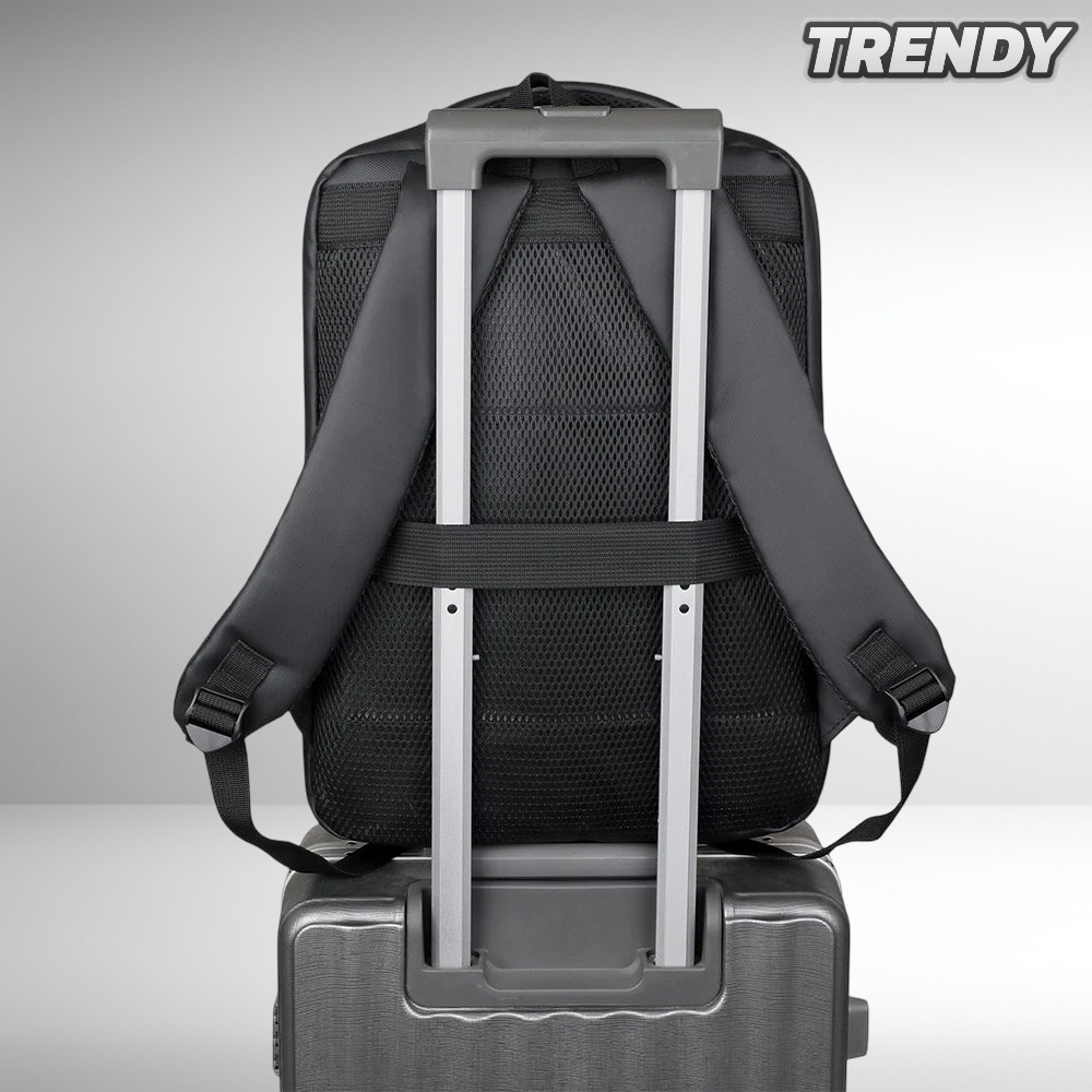 TRENDY Simplistic Backpack Black