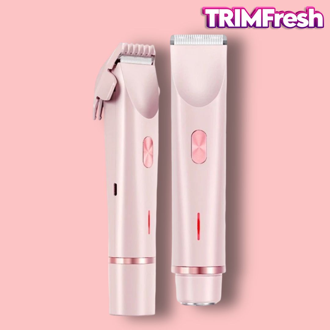 TRIMFresh™ 2-in-1 Women's Hair Trimmer + Shaver (Blush Pink)