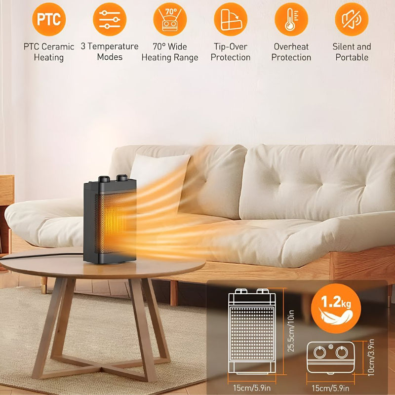 TherMaX® — Ceramic Fan Space Heater 1500W