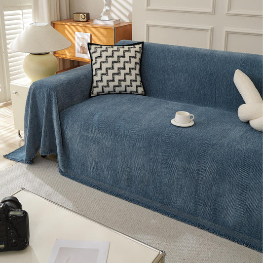 TRENDY™ Protective Couch Covers - Soft Chenille Herringbone Style