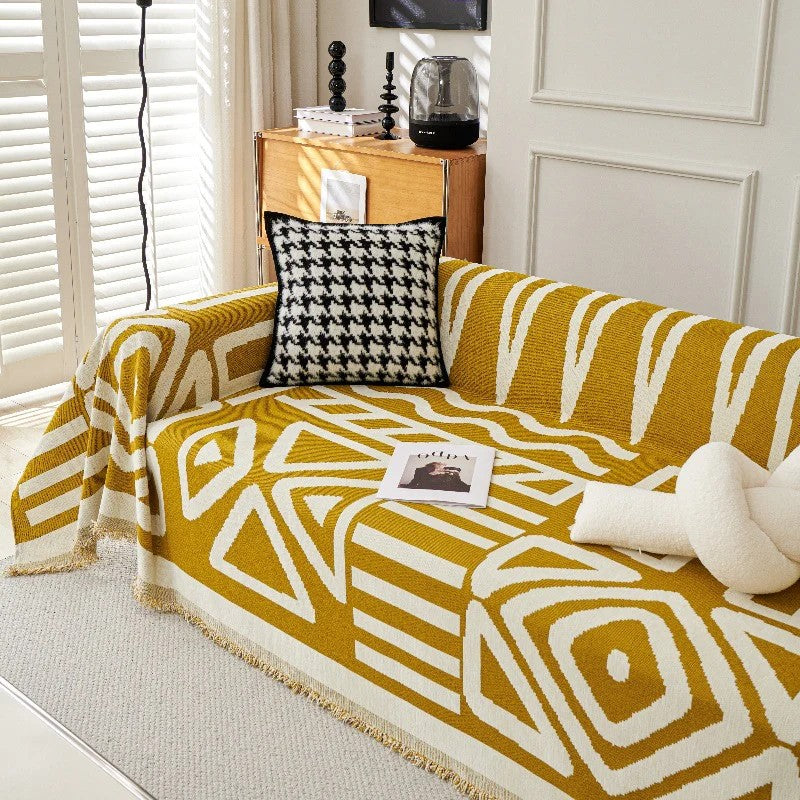 TRENDY™ Protective Couch Covers - Boho Geometric Style