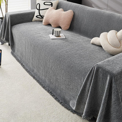 TRENDY™ Protective Couch Covers - Soft Chenille Herringbone Style