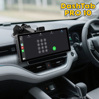 DashTab™ PRO 10 - Car Infotainment Unit + Front Dashcam + Reverse Parking Camera