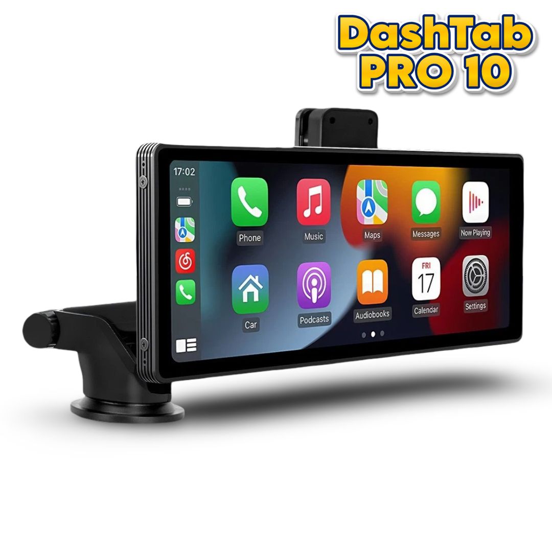DashTab™ PRO 10 - Car Infotainment Unit + Front Dashcam + Reverse Parking Camera