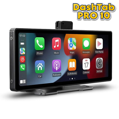 DashTab™ PRO 10 - Car Infotainment Unit + Front Dashcam + Reverse Parking Camera