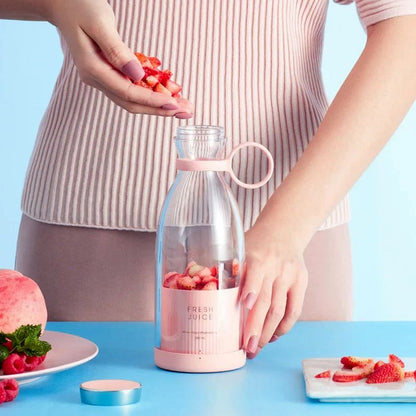 FRESH JUICE™ - Portable Bottle Blender for Fruit & Veg Juices, Smoothies, Shakes