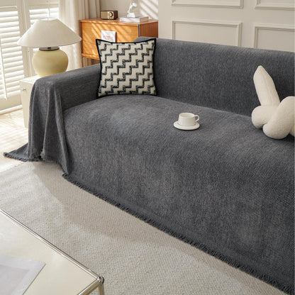 TRENDY™ Protective Couch Covers - Soft Chenille Herringbone Style