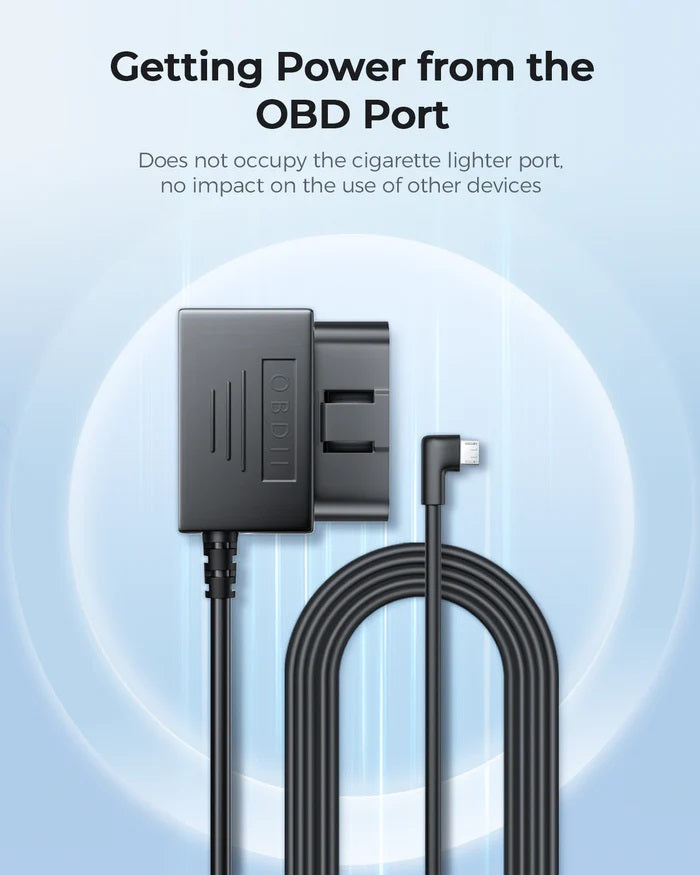 Hardwire Kit (OBD Port) for 4K Dual Dashcam