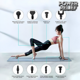 PowerRelief™ — Compact Massage Gun 8-in-1