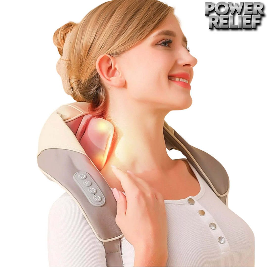 PowerRelief™ - Deep Kneading Neck & Shoulder Massager