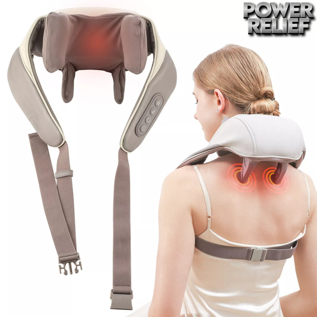 PowerRelief™ - Deep Kneading Neck & Shoulder Massager