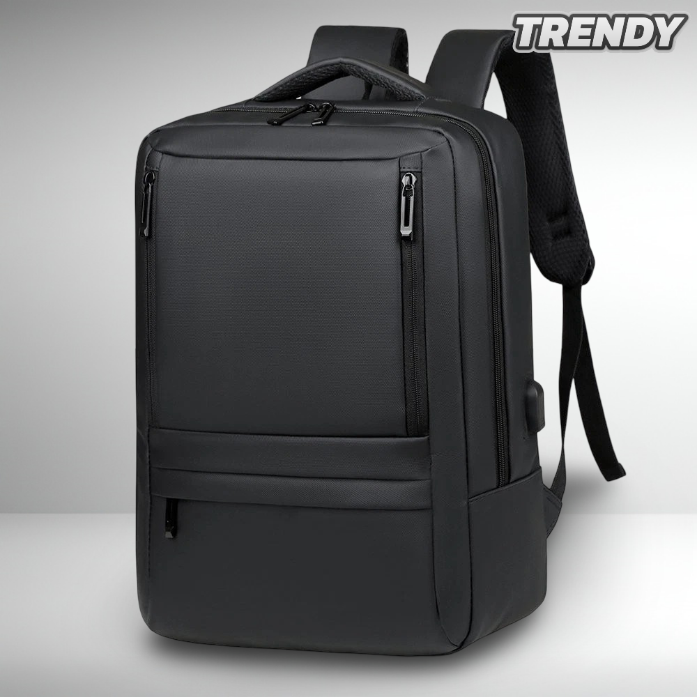 TRENDY Simplistic Backpack Black