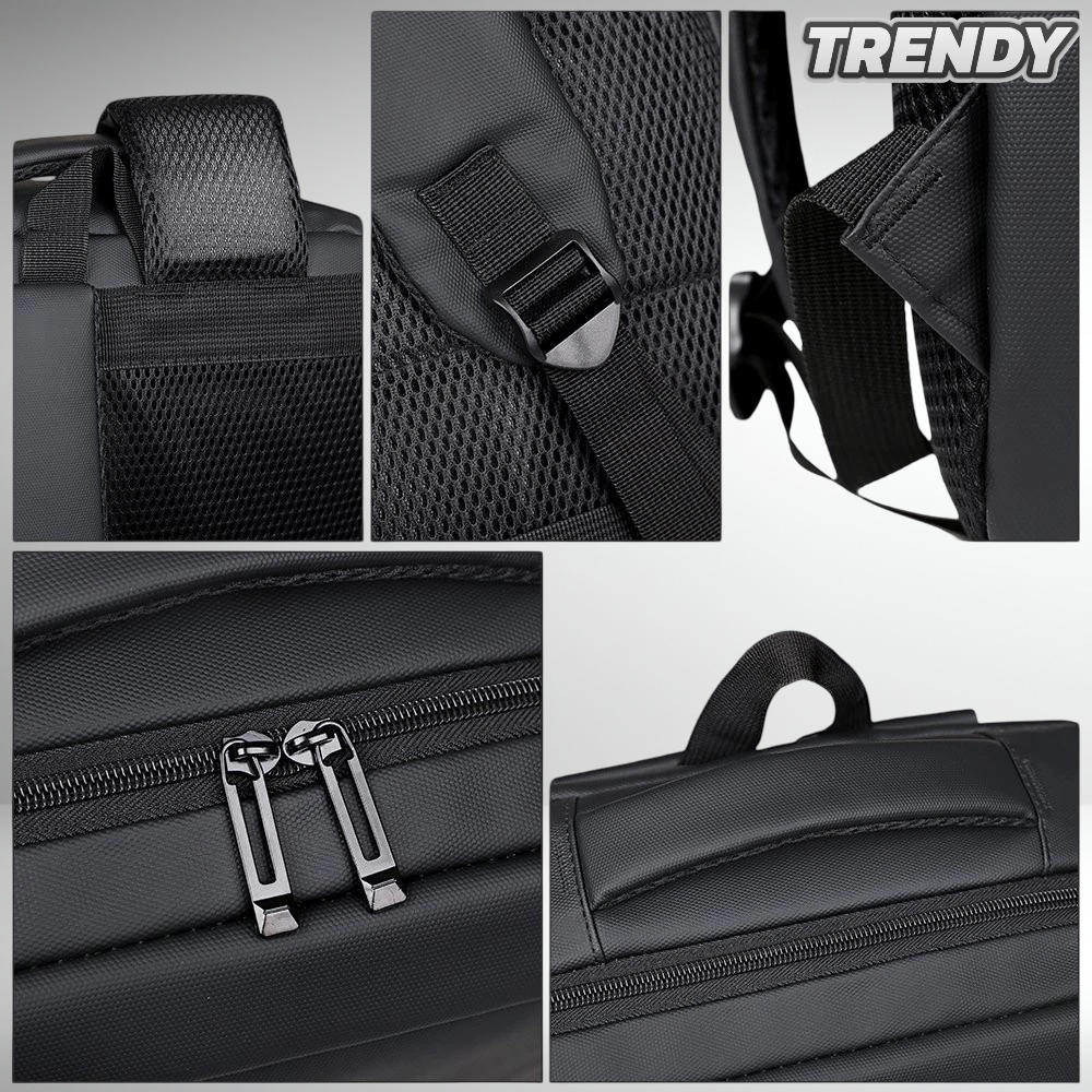 TRENDY Simplistic Backpack Black
