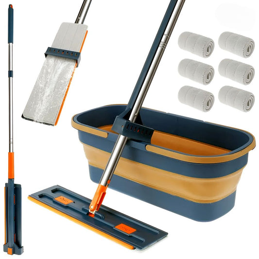 TRENDY™ 360 Mop & Foldable Bucket Bundle