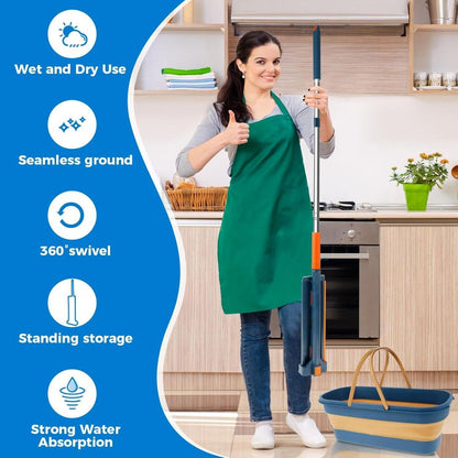 TRENDY™ 360 Mop & Foldable Bucket Bundle