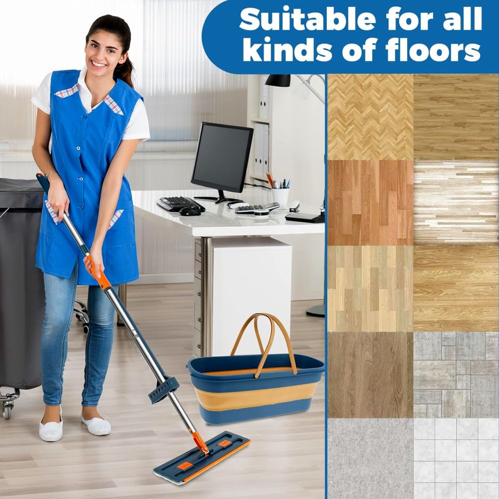 TRENDY™ 360 Mop & Foldable Bucket Bundle