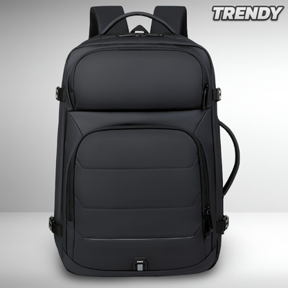 TRENDY Expandable Backpack Black