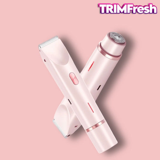 TRIMFresh™ 2-in-1 Women's Hair Trimmer + Shaver (Blush Pink)
