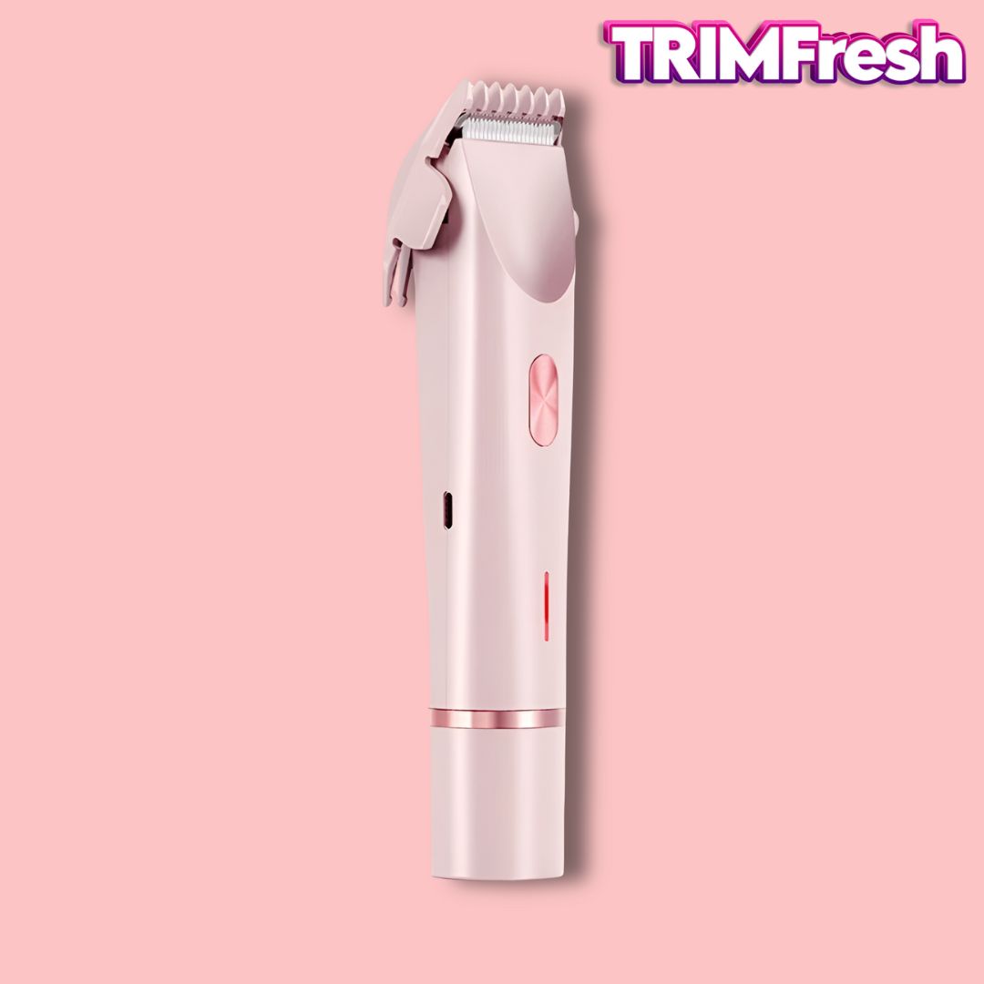 TRIMFresh™ 2-in-1 Women's Hair Trimmer + Shaver (Blush Pink)