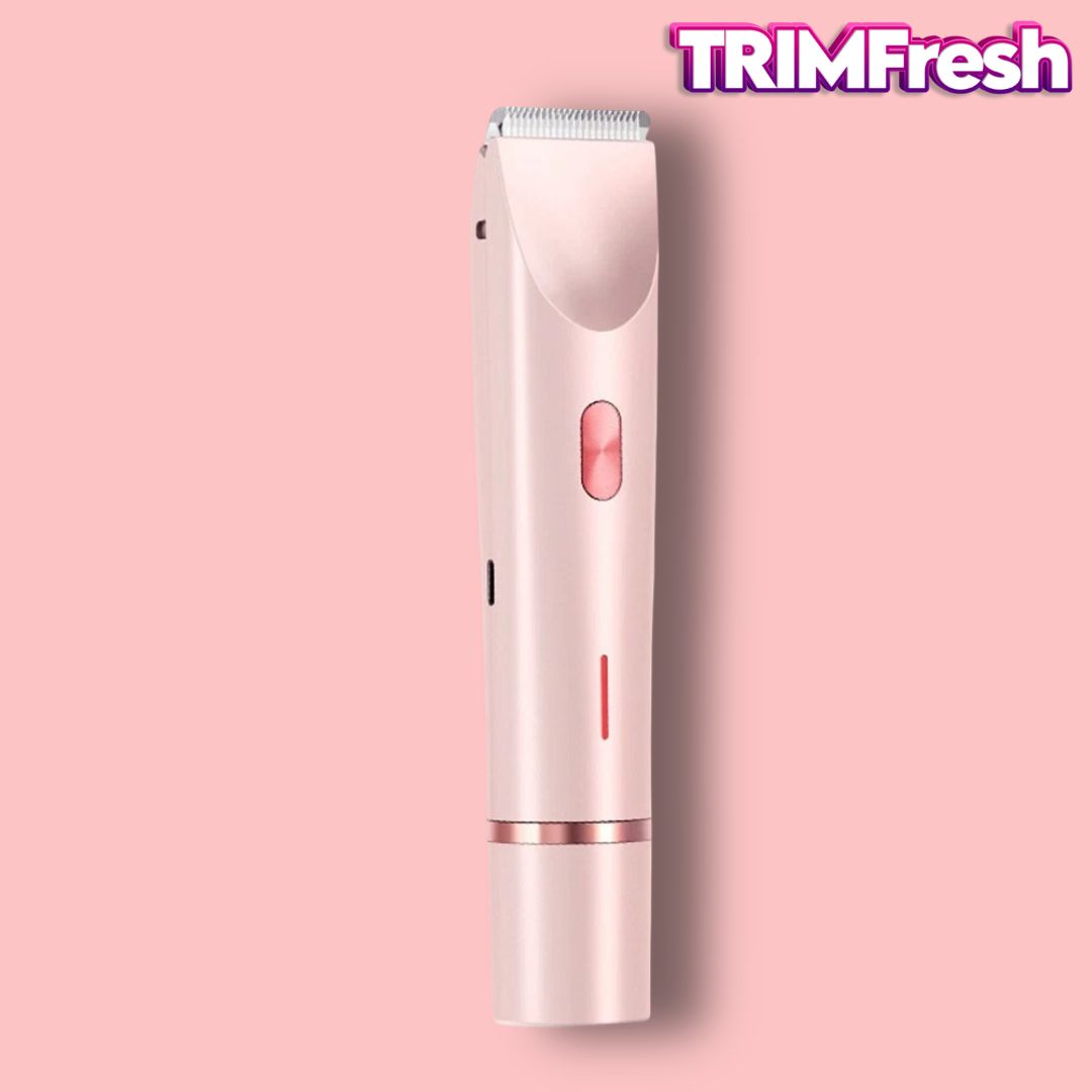 TRIMFresh™ 2-in-1 Women's Hair Trimmer + Shaver (Blush Pink)
