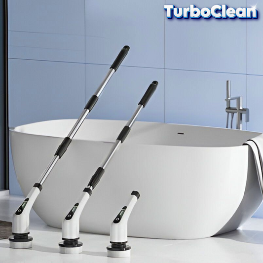 TurboClean Cordless Spin Scrubber cleaning brush kit