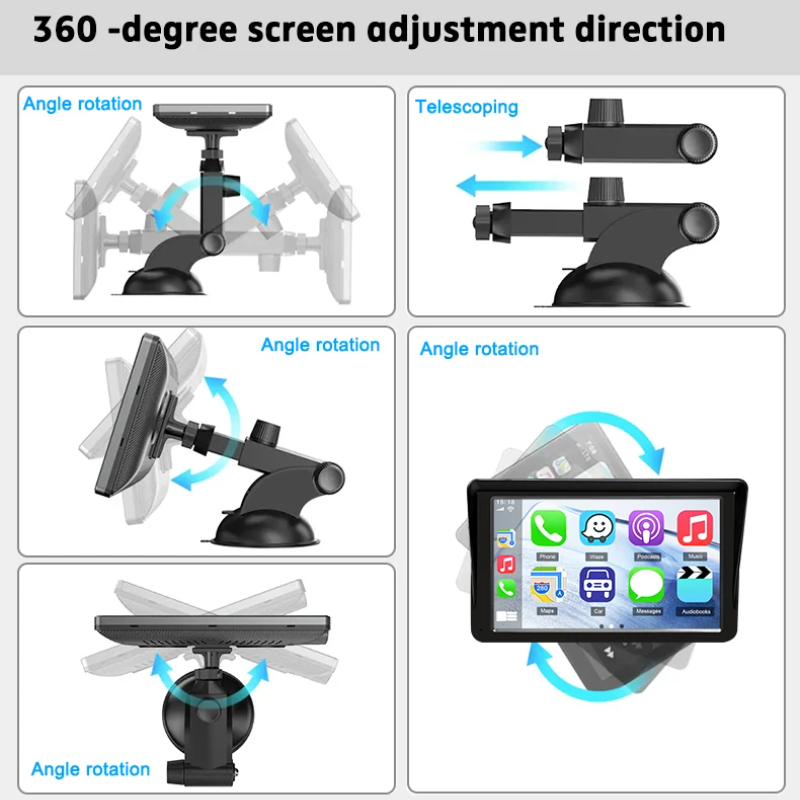 Universal 7" Car Touchscreen Display